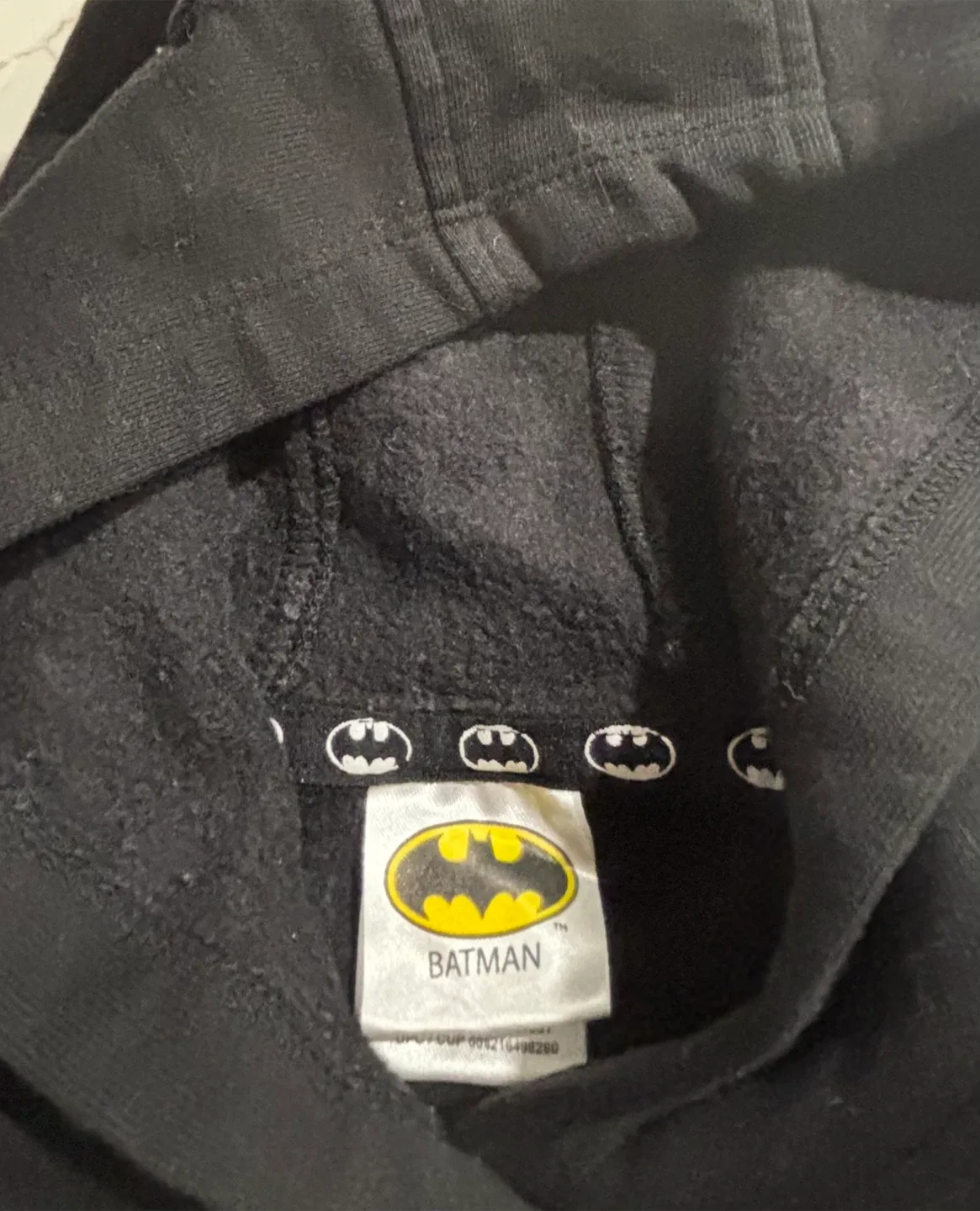 Batman in Training Hoodie - Size 2T.Excellent Used Condition image indicator(3)