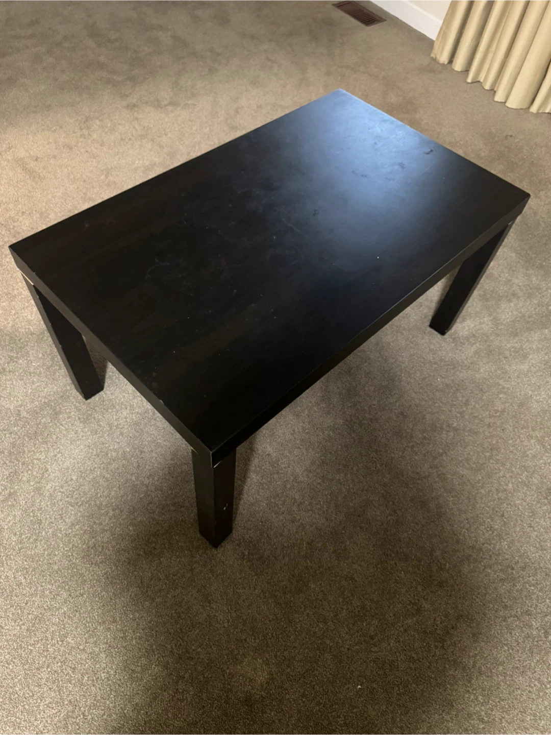 IKEA Black Coffee Table (54x90cm)