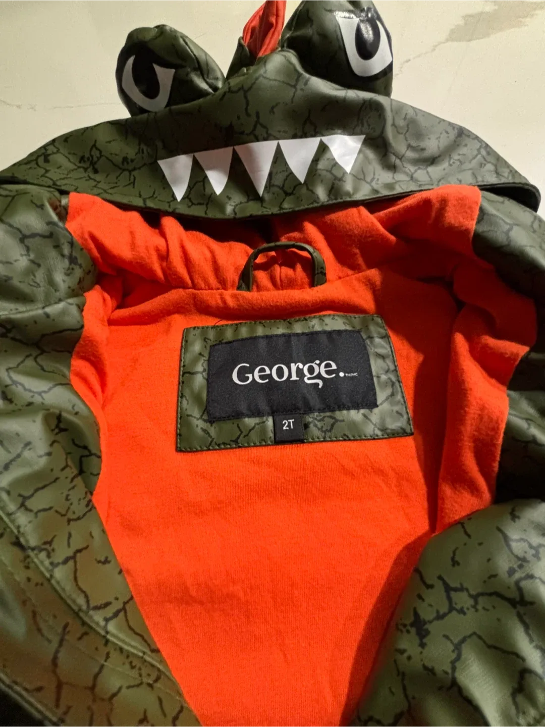 George 2T Dinosaur Raincoat image indicator(3)