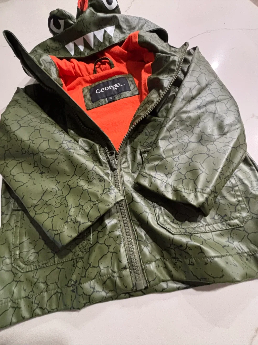 George 2T Dinosaur Raincoat image indicator(4)