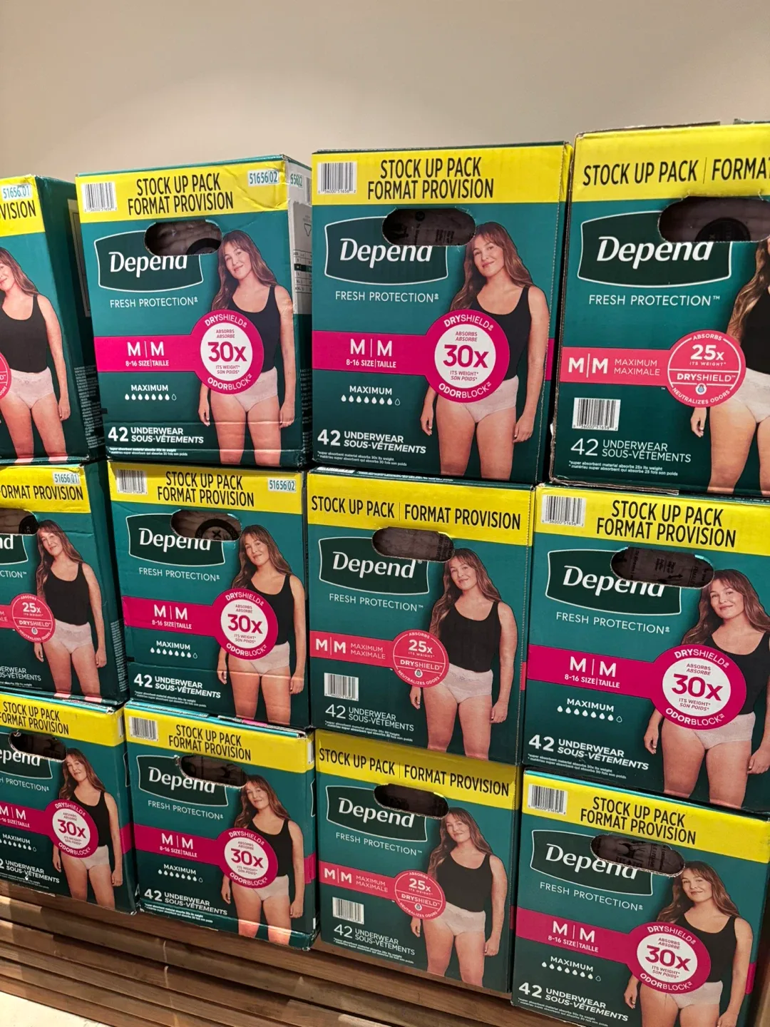 Depend Fresh Protection Underwear M (8-16 Size) - 42 Count image indicator(2)