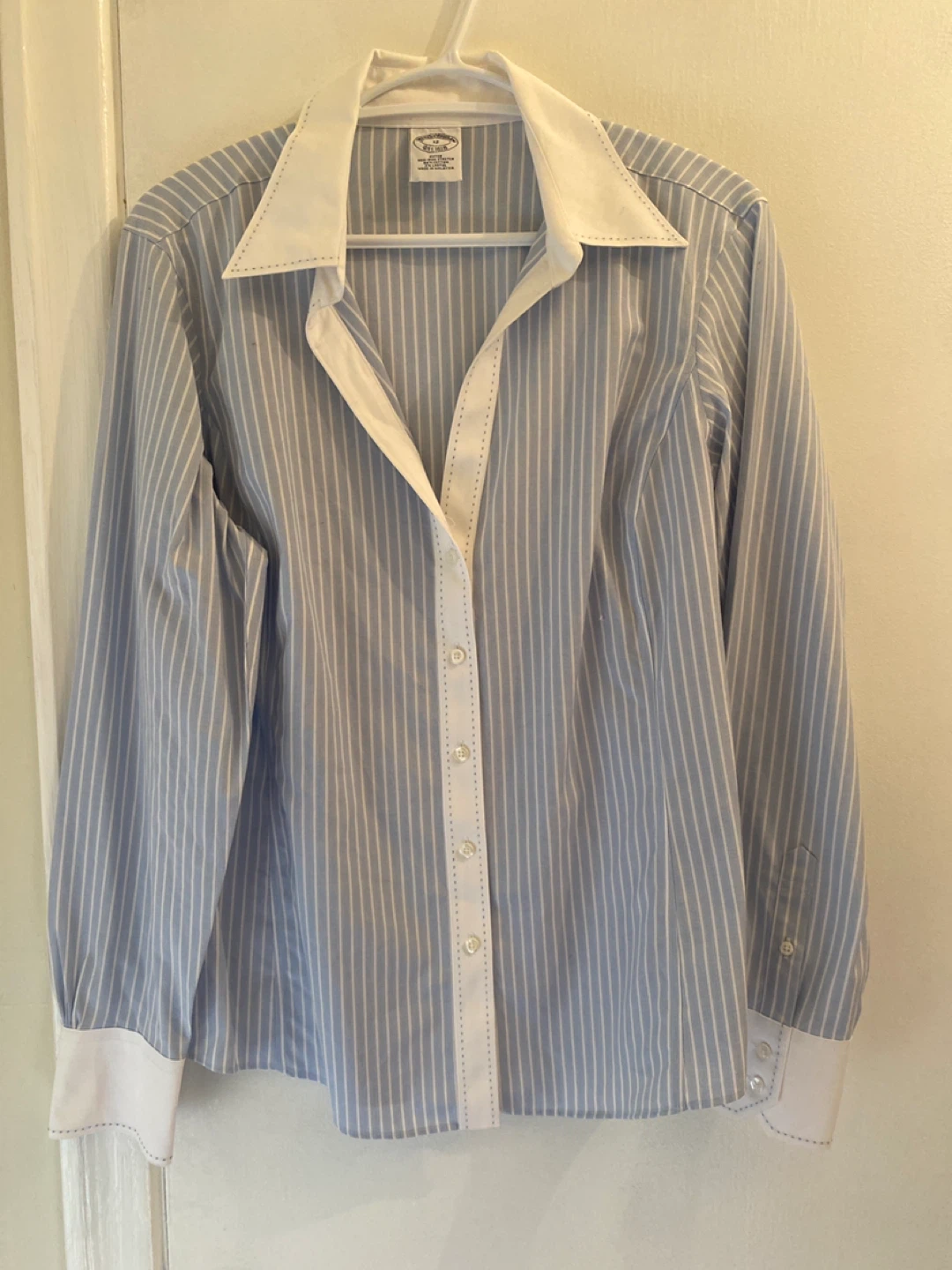 Brooks Brothers Striped Button-Up Shirt - Size 12