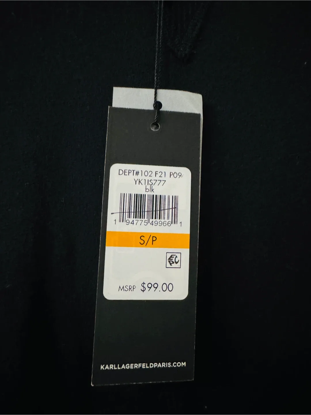 Karl Lagerfeld Paris Black Sweater - Size S image indicator(2)