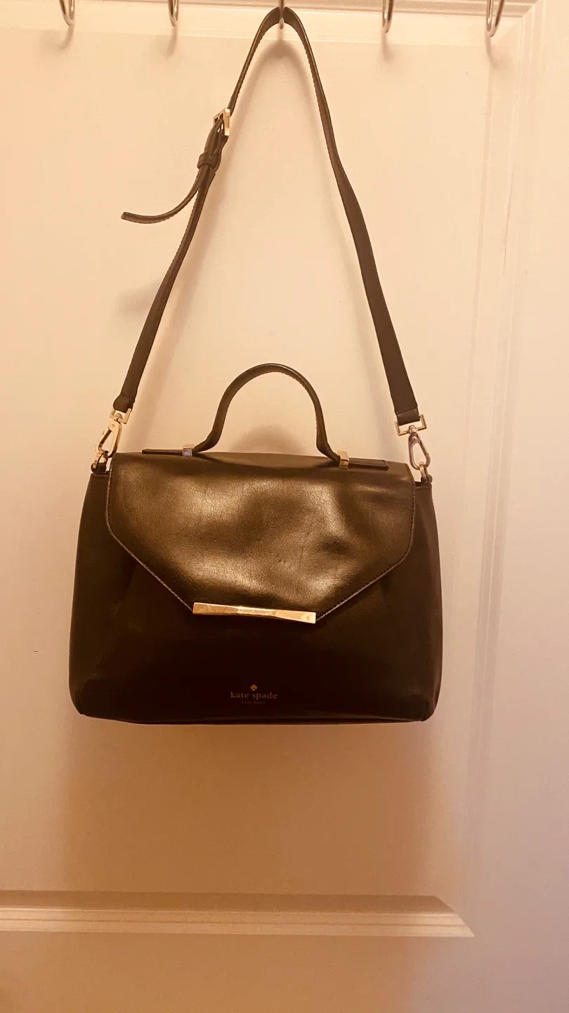 Kate Spade Black Leather Handbag