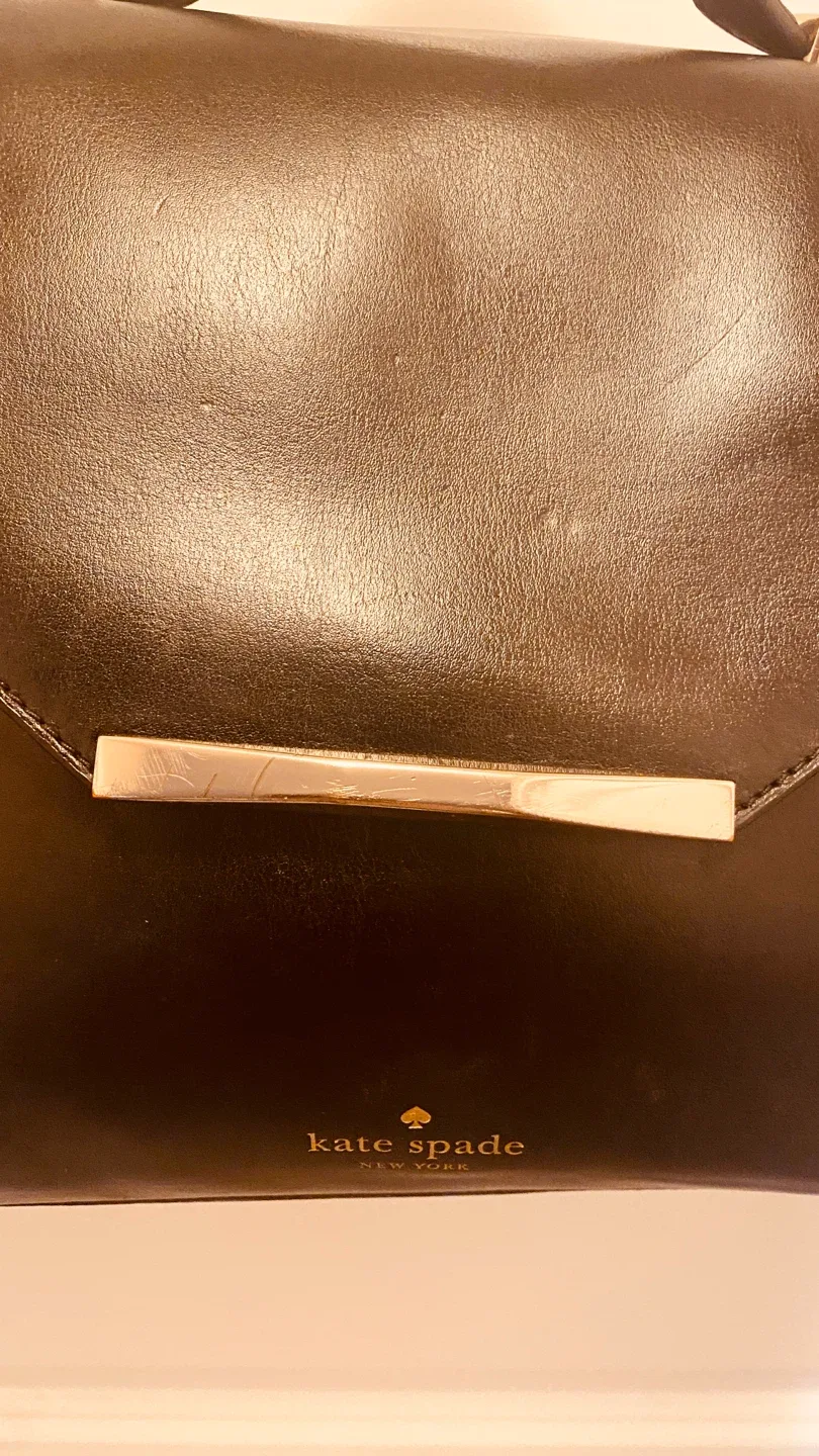 Kate Spade Black Leather Handbag image indicator(3)