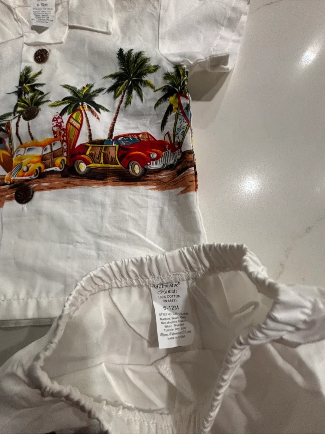 New Palmwave Hawaii 6-12M Baby Outfit image indicator(5)