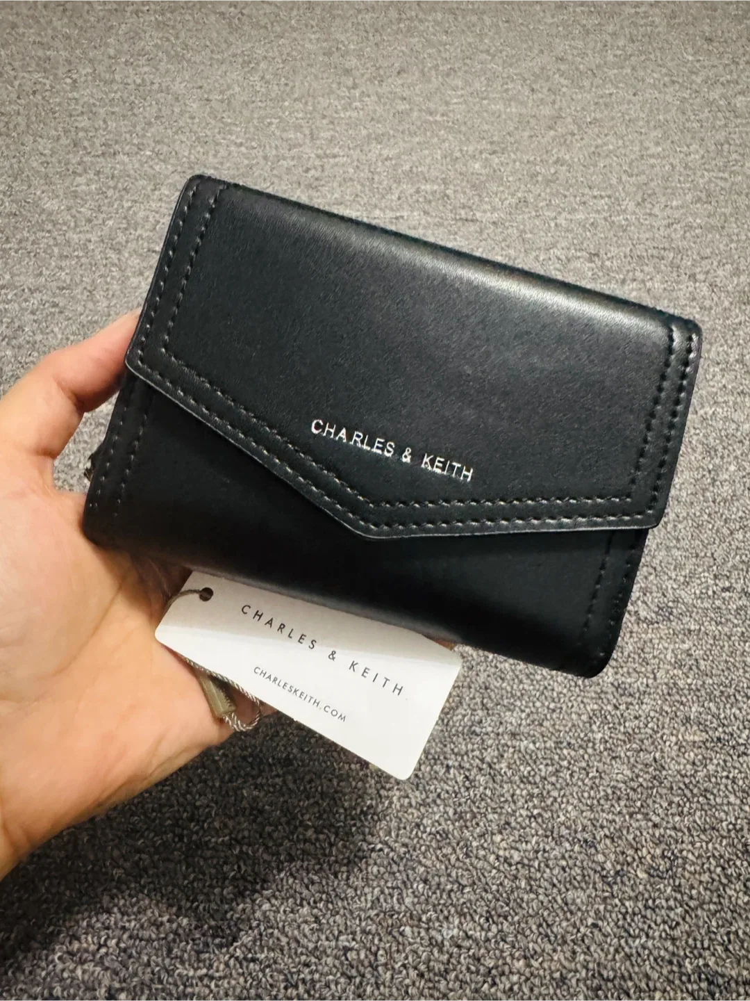 Charles & Keith Black Wallet