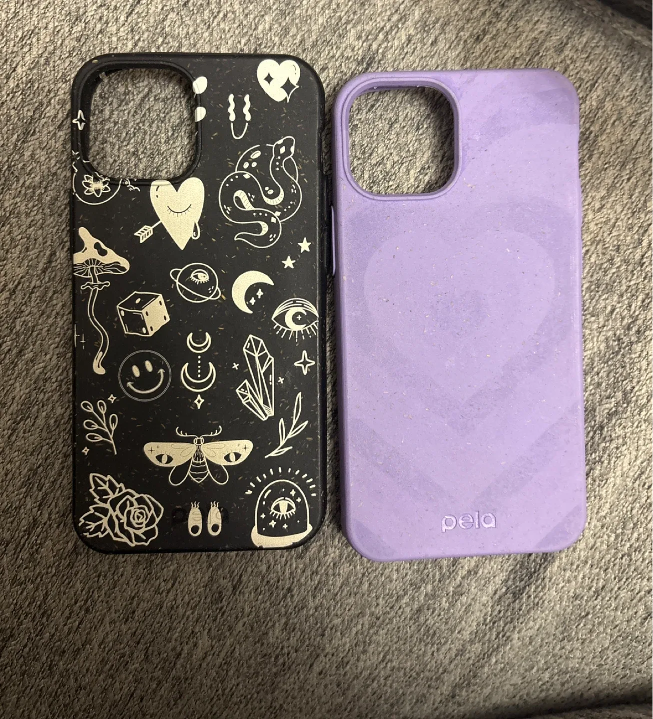 Pela Phone Cases - Black & Purple thumbnail