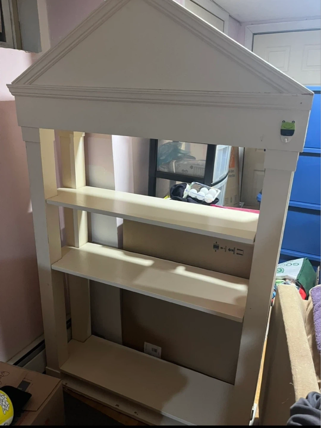 White Cabinet & Bookshelf Set 🥕(NEED GONE ASAP