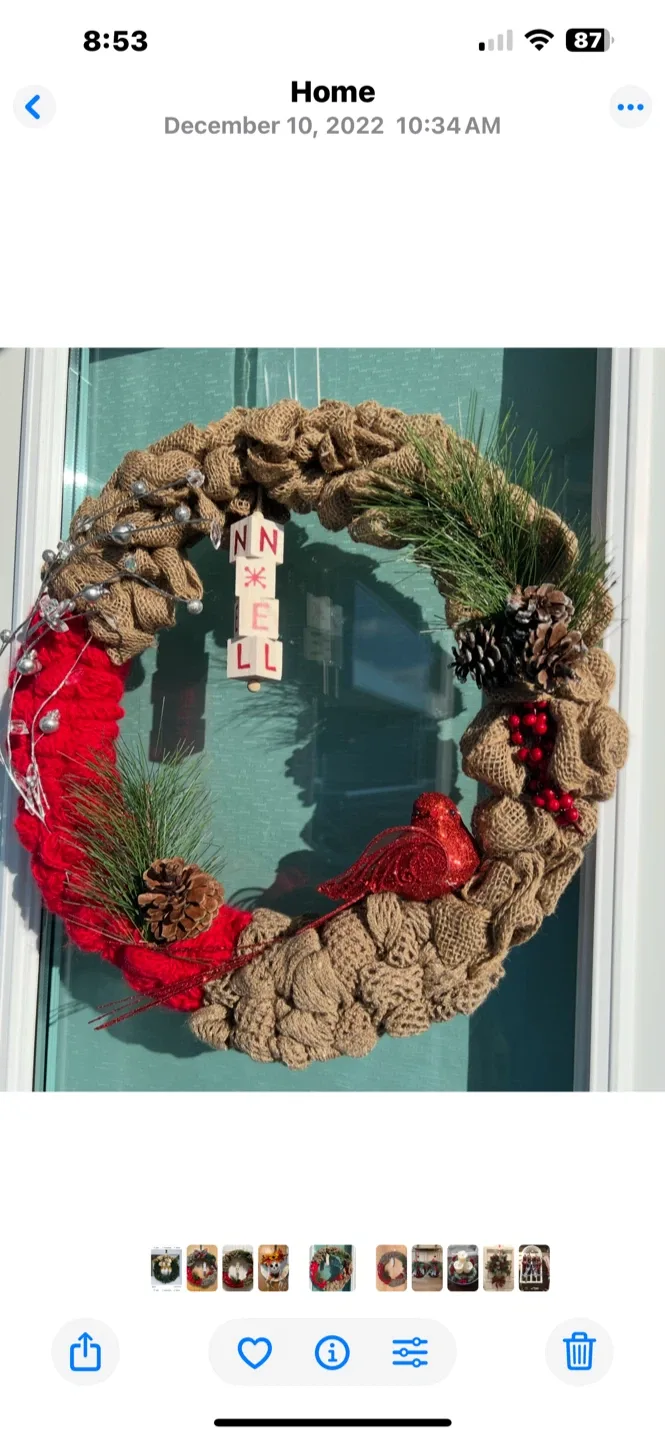 Handmade Christmas Wreath image indicator(2)