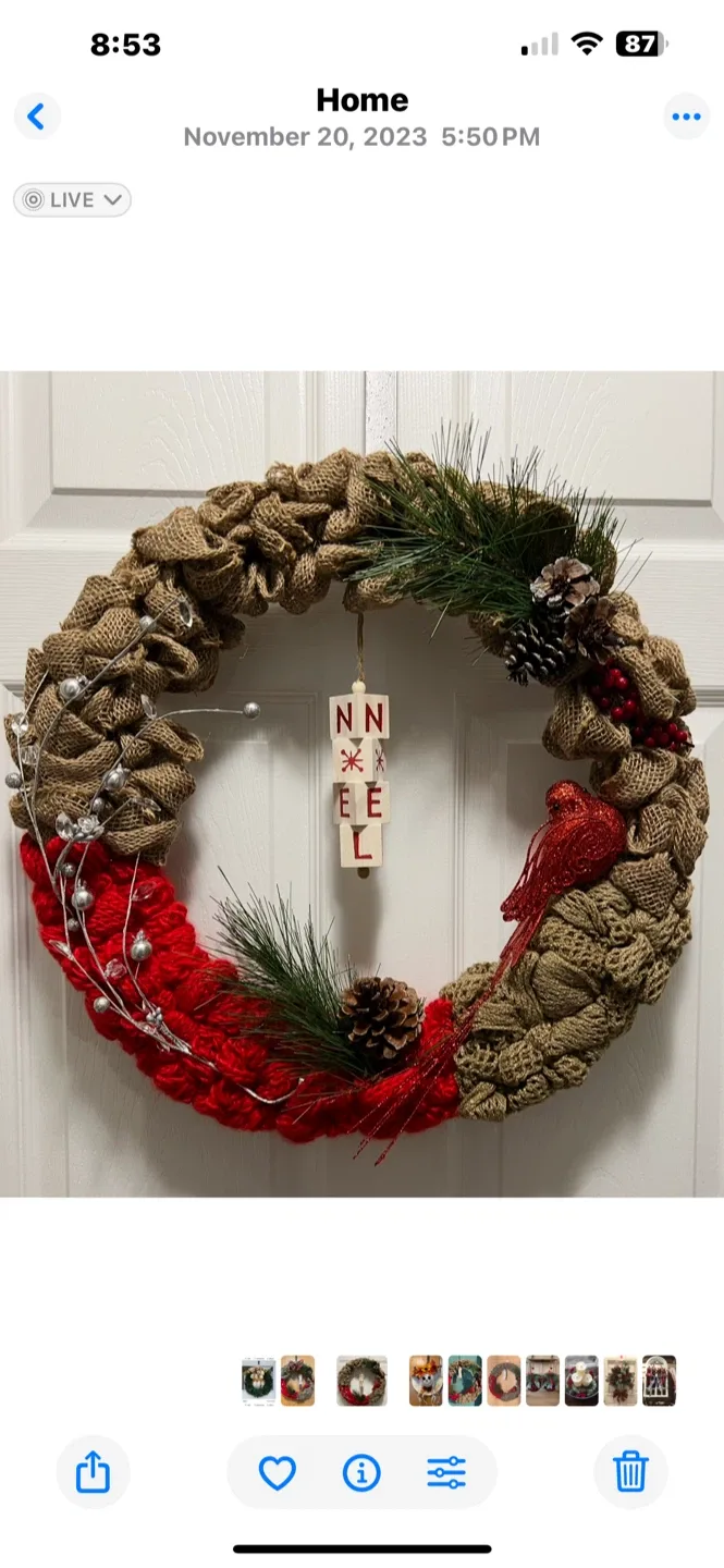 Handmade Christmas Wreath image indicator(3)
