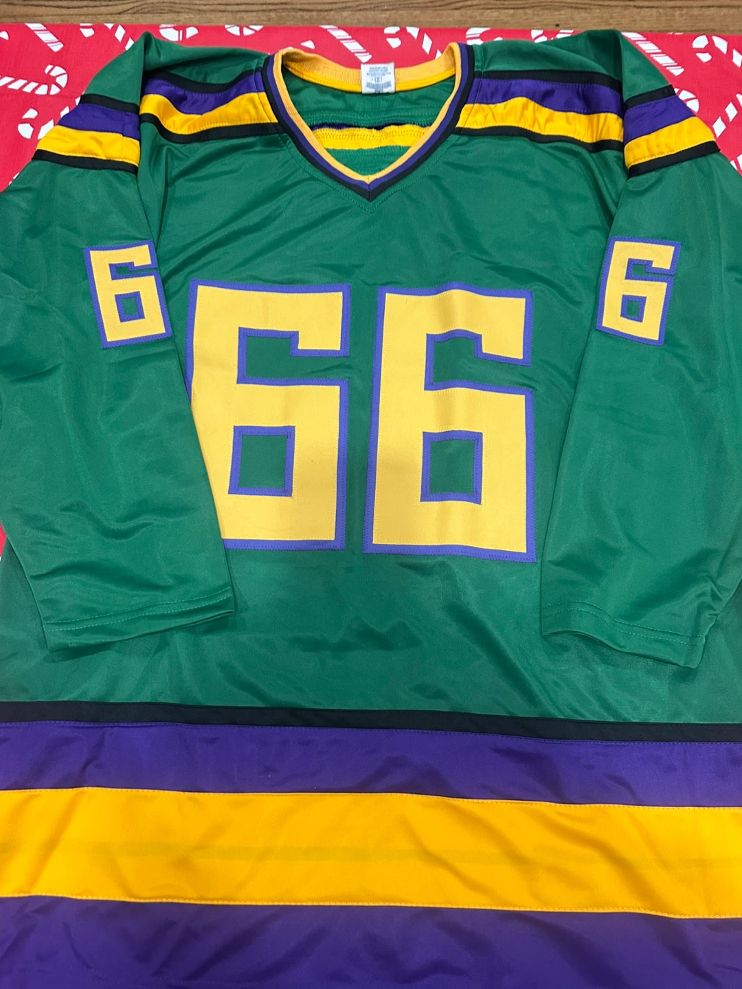 Green Jersey XL Mighty Ducks Bombay - photo 2