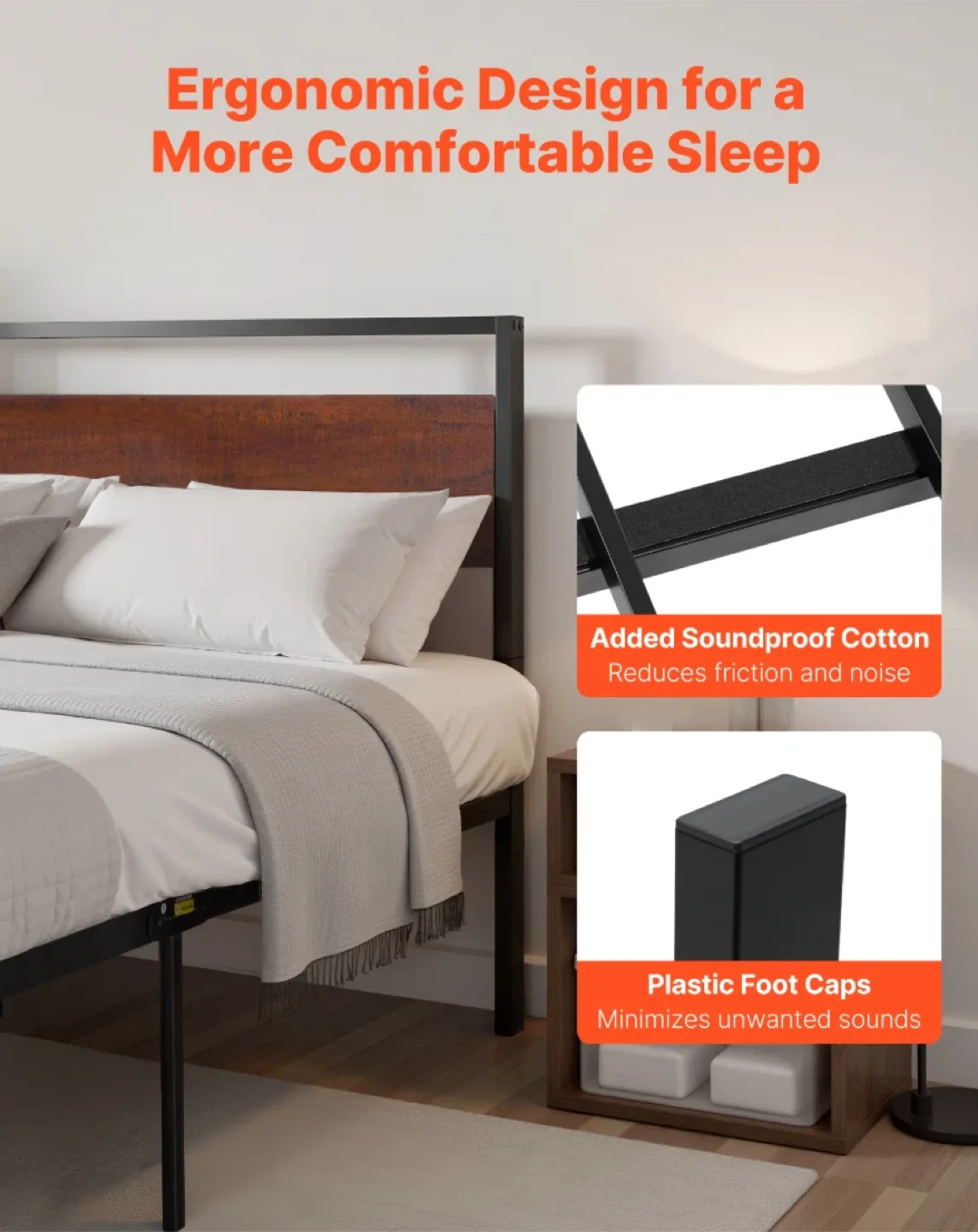 Queen Bed Metal Frame image indicator(2)