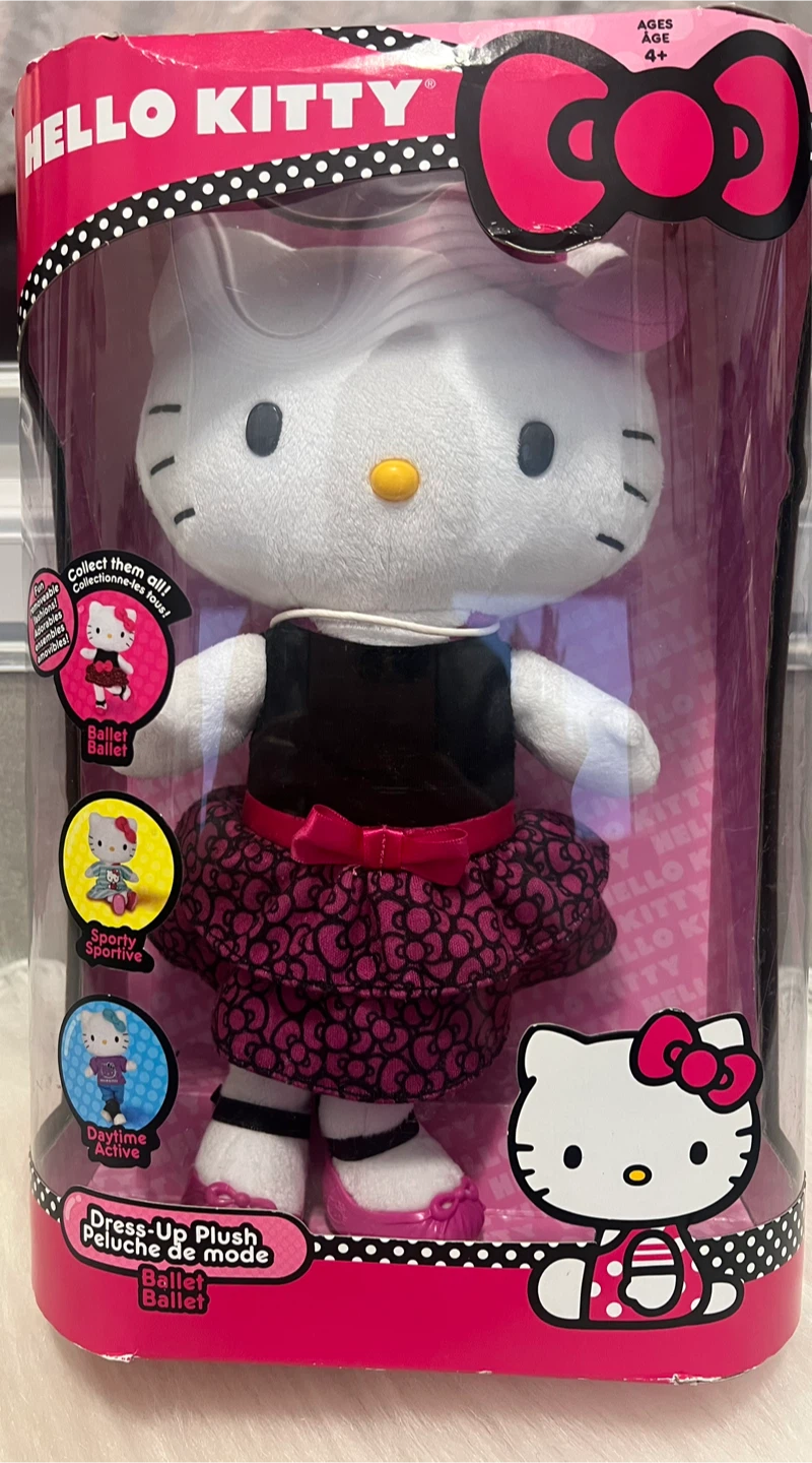 Hello Kitty Dress-Up Plush Ballet - New in Box!
