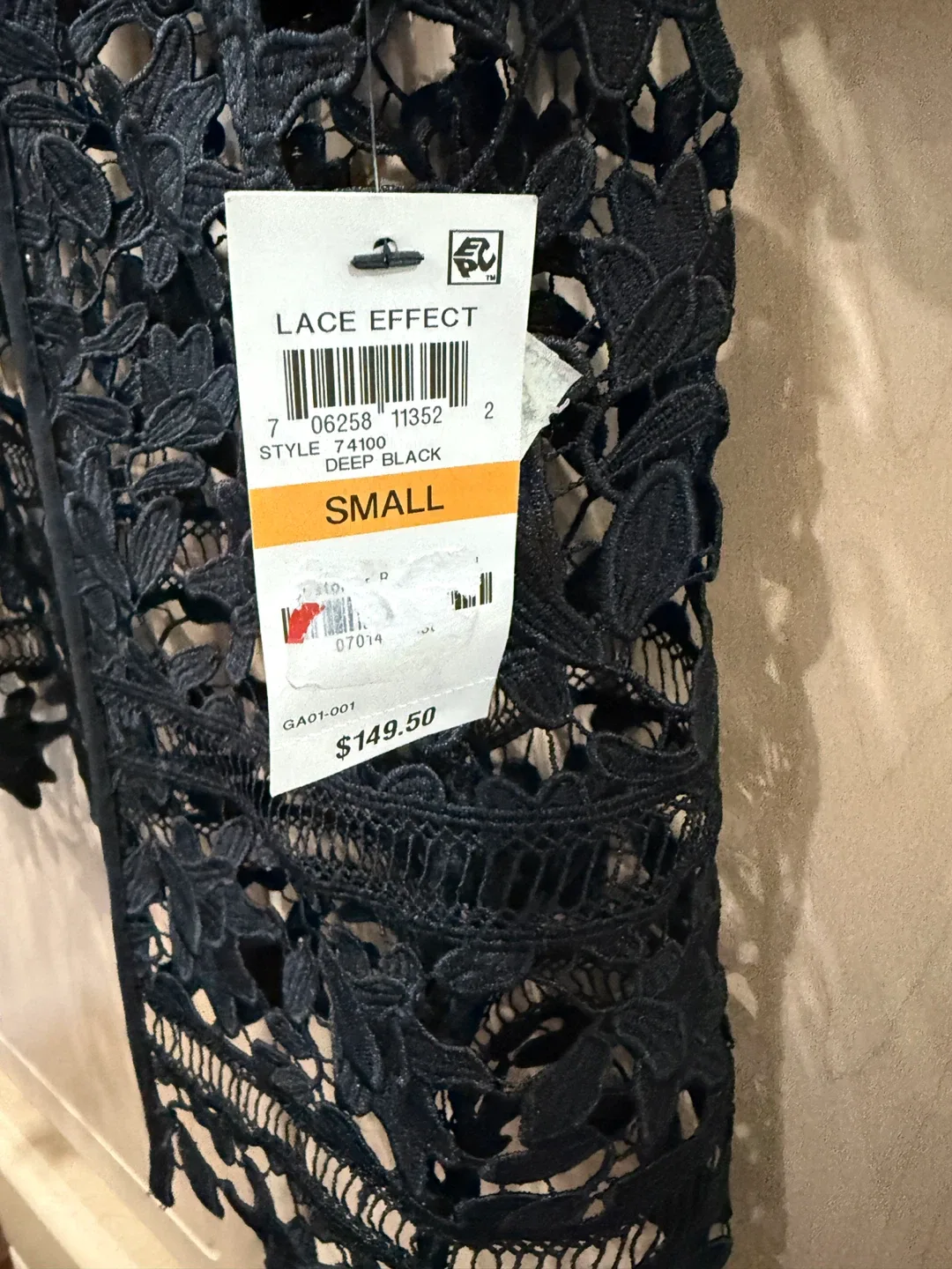 Alfani Lace Effect Open-Front Jacket - Small image indicator(2)