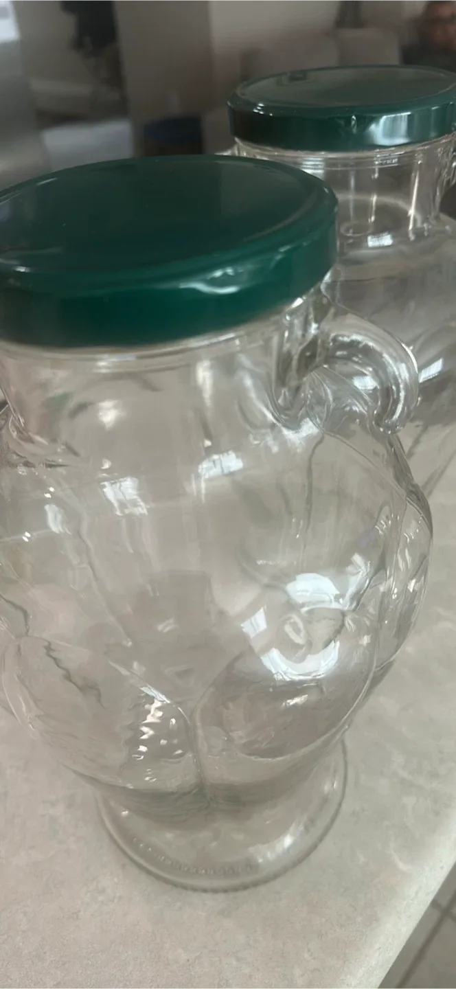 Glass Jar with Green Lid image indicator(2)