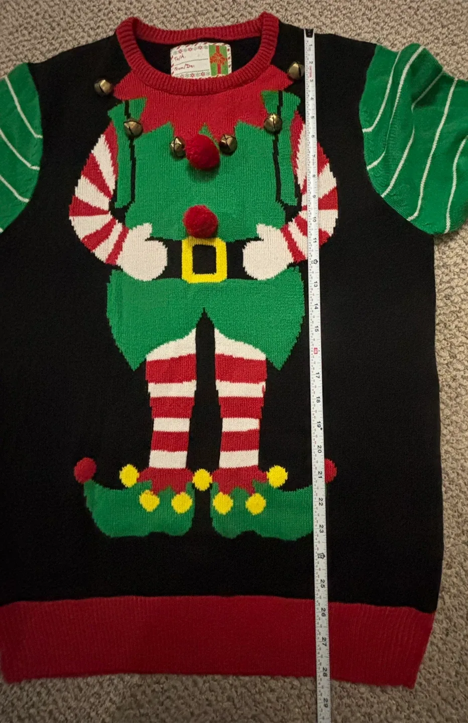 Elf Ugly Christmas Sweater - Size M/M image indicator(6)