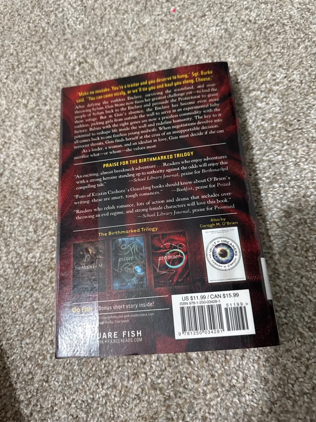 The Birthmarked Trilogy by Caragh M. O'Brien image indicator(4)