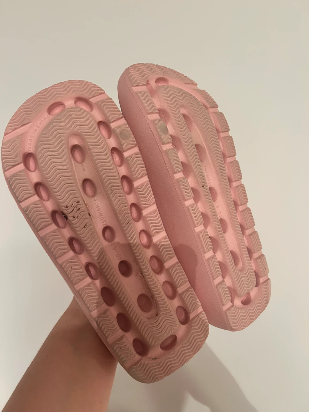 Pink Platform Slides - Size 9-10 - photo 3