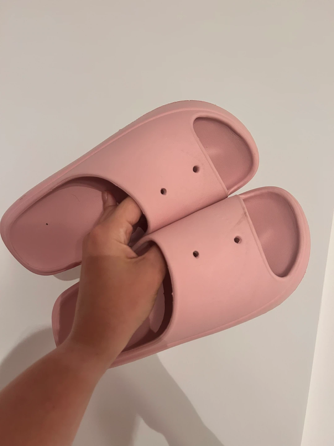 Pink Platform Slides - Size 9-10