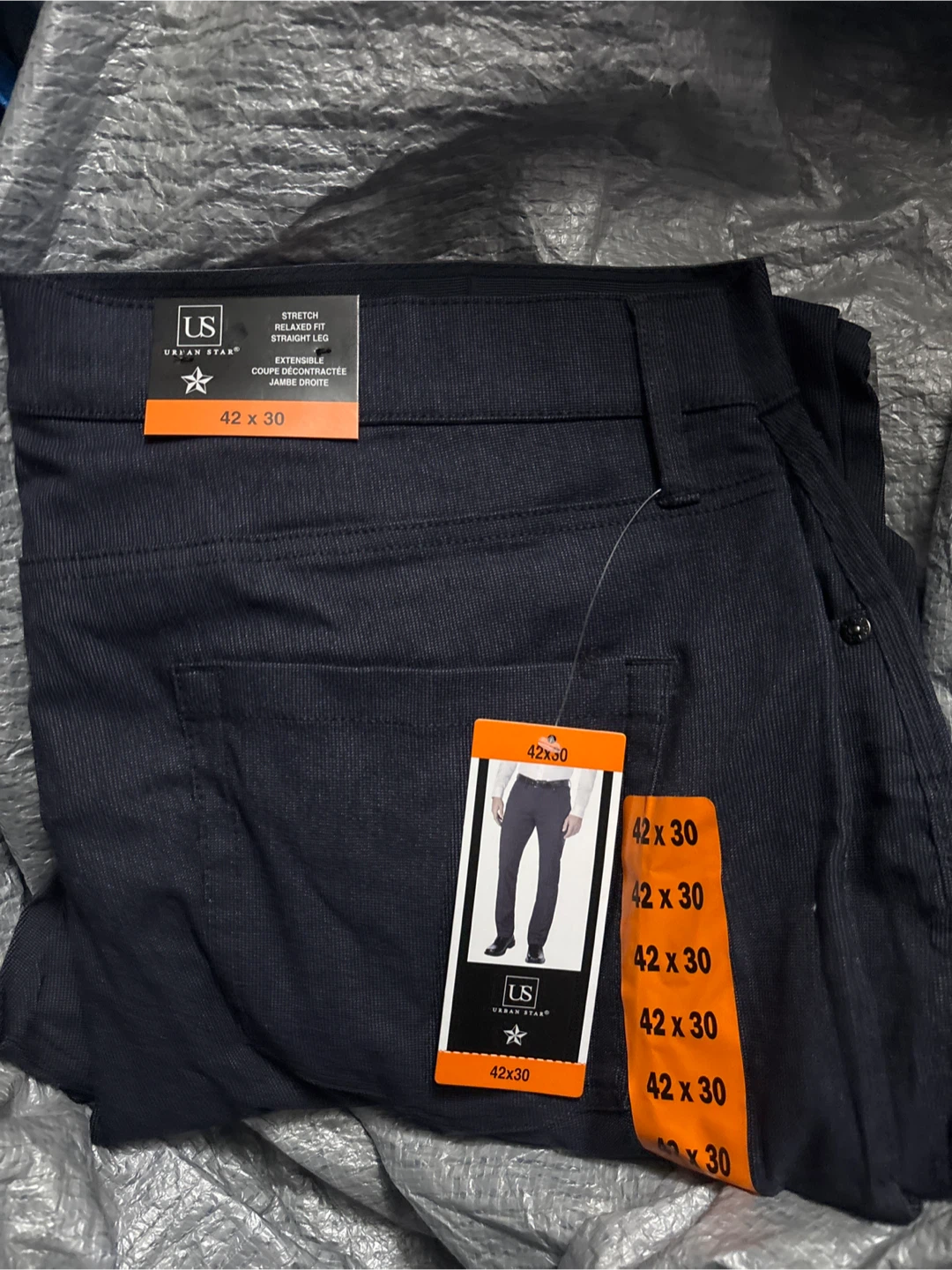 Urban Star Stretch Relaxed Fit Pants 42x30