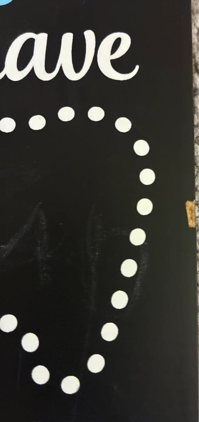 Baby Milestones Chalkboard Monthly Baby Stats - photo 3