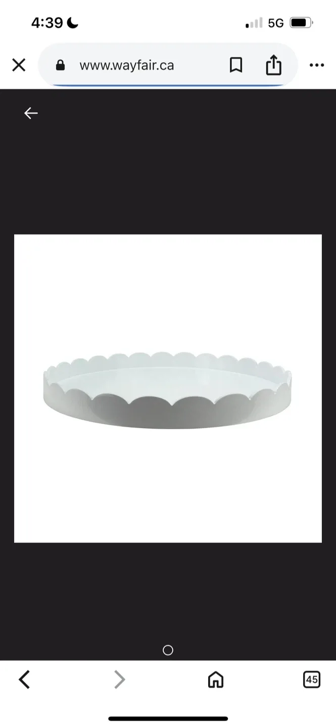 New Enamel / Lacquer Tray Size 20”X 20” thumbnail