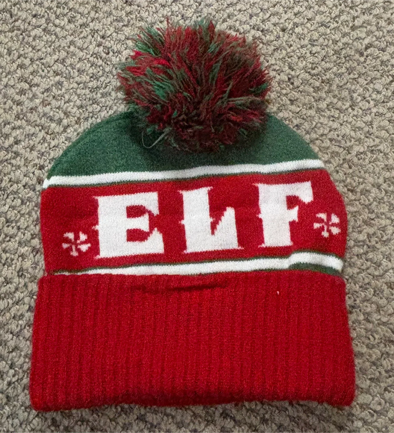 Elf Christmas Beanie Hat (stretchable knit) image indicator(2)
