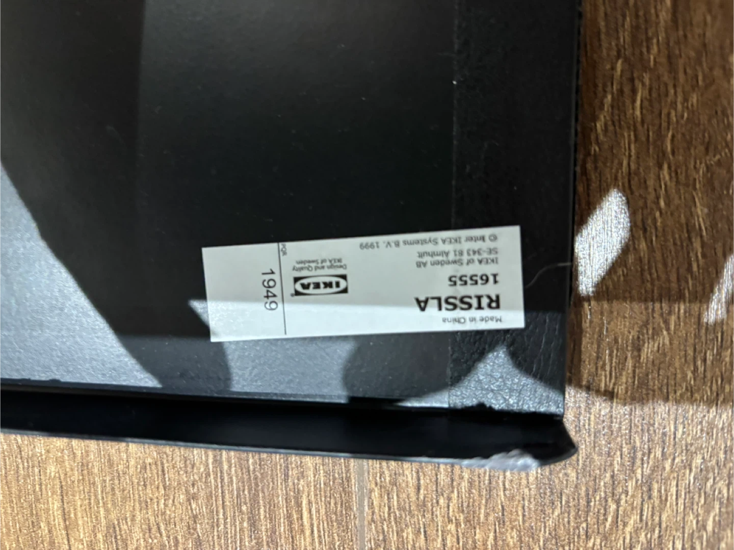 IKEA Rissla Black Desk Pad - photo 3