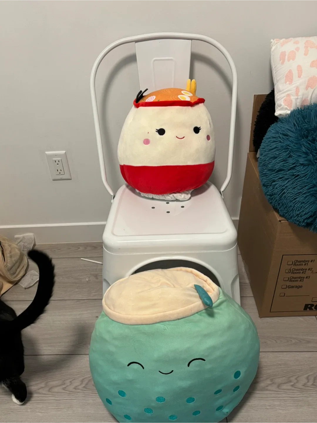 Squishmallows dumpling & Boba Plush Set
