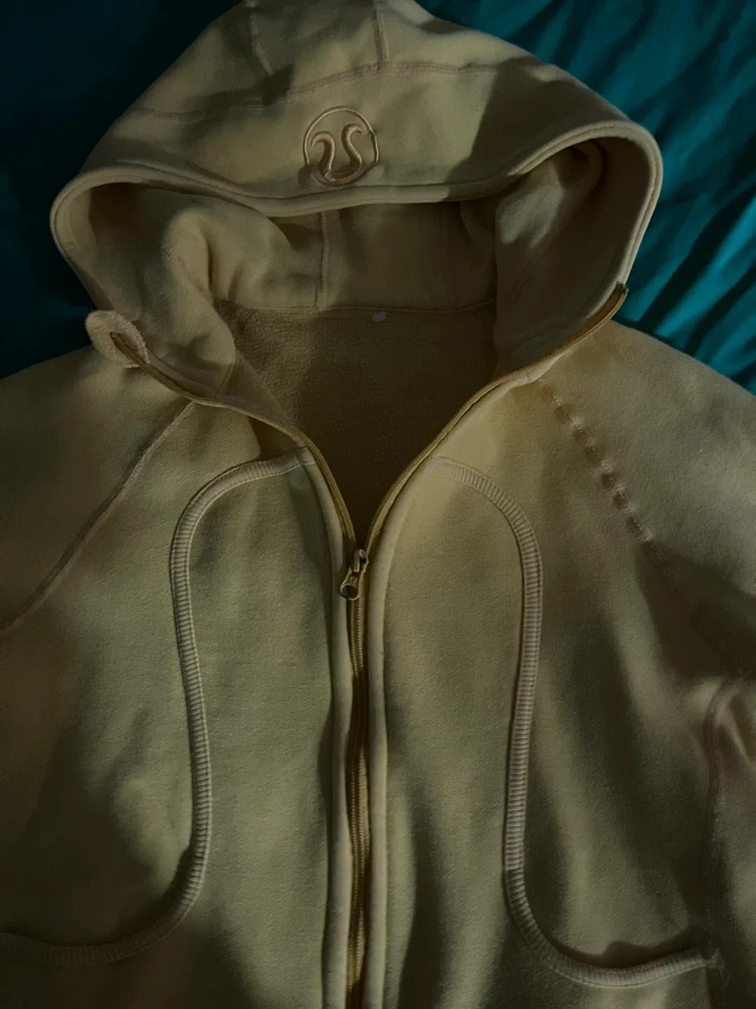 Lululemon Full Zip Hoodie - Yellow image indicator(3)