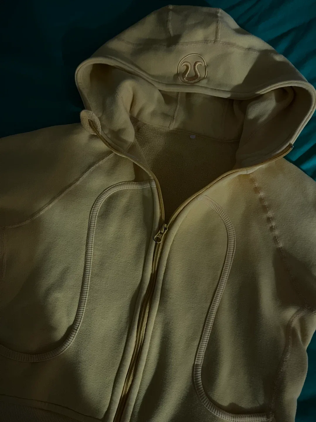 Lululemon Full Zip Hoodie - Yellow image indicator(2)