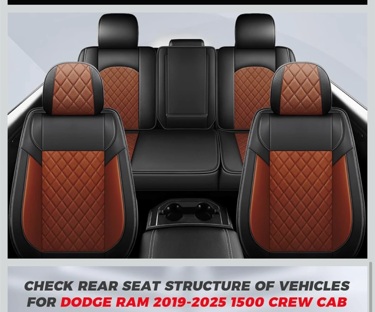 Car Seat Cover Series for Dodge Ram 1500 (2019-2025)