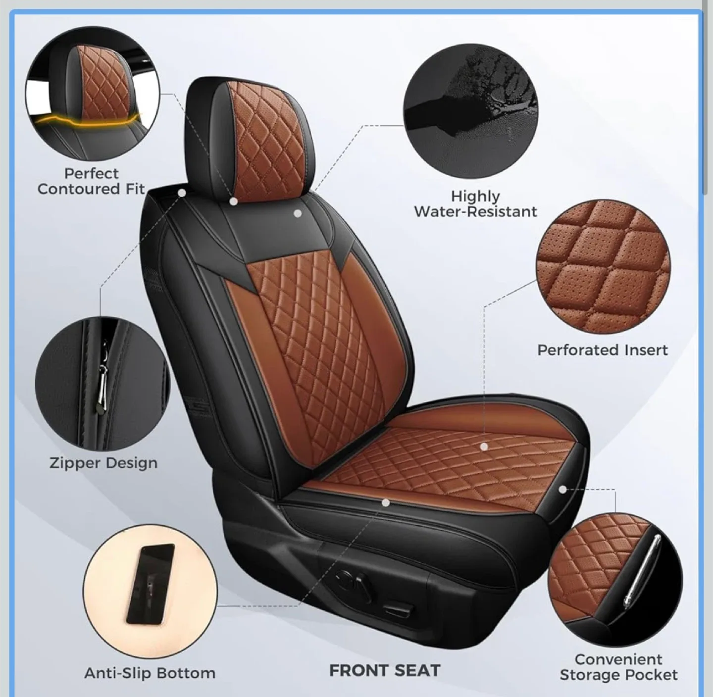 Car Seat Cover Series for Dodge Ram 1500 (2019-2025) image indicator(3)