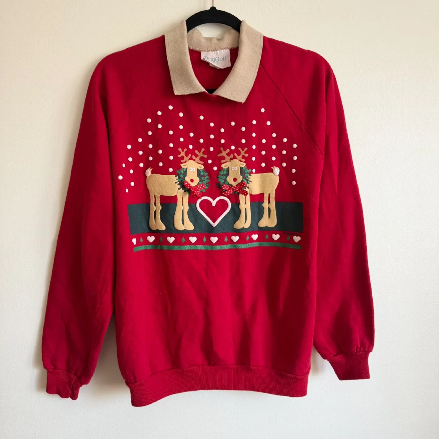 Vintage Reindeer Christmas Sweater