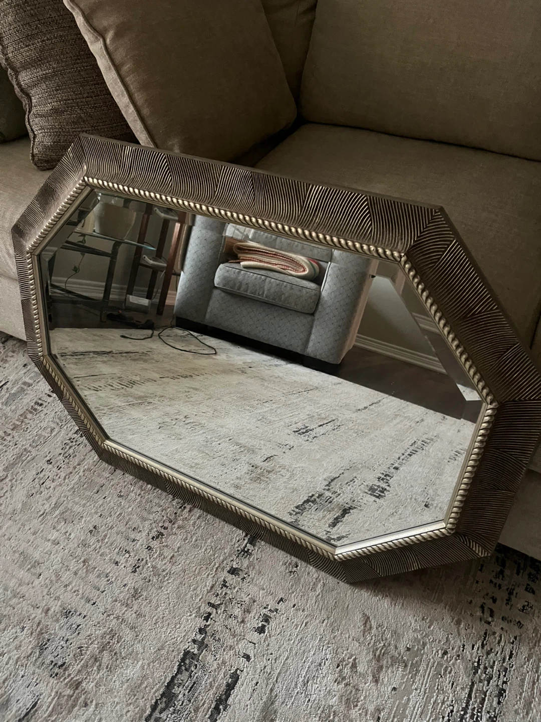 Decorative Octagon Mirror - photo 2
