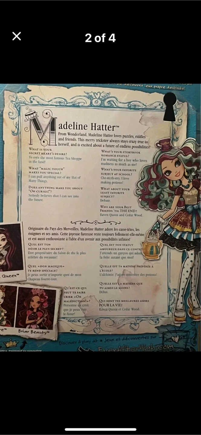 Ever After High Madeline Hatter Doll image indicator(2)