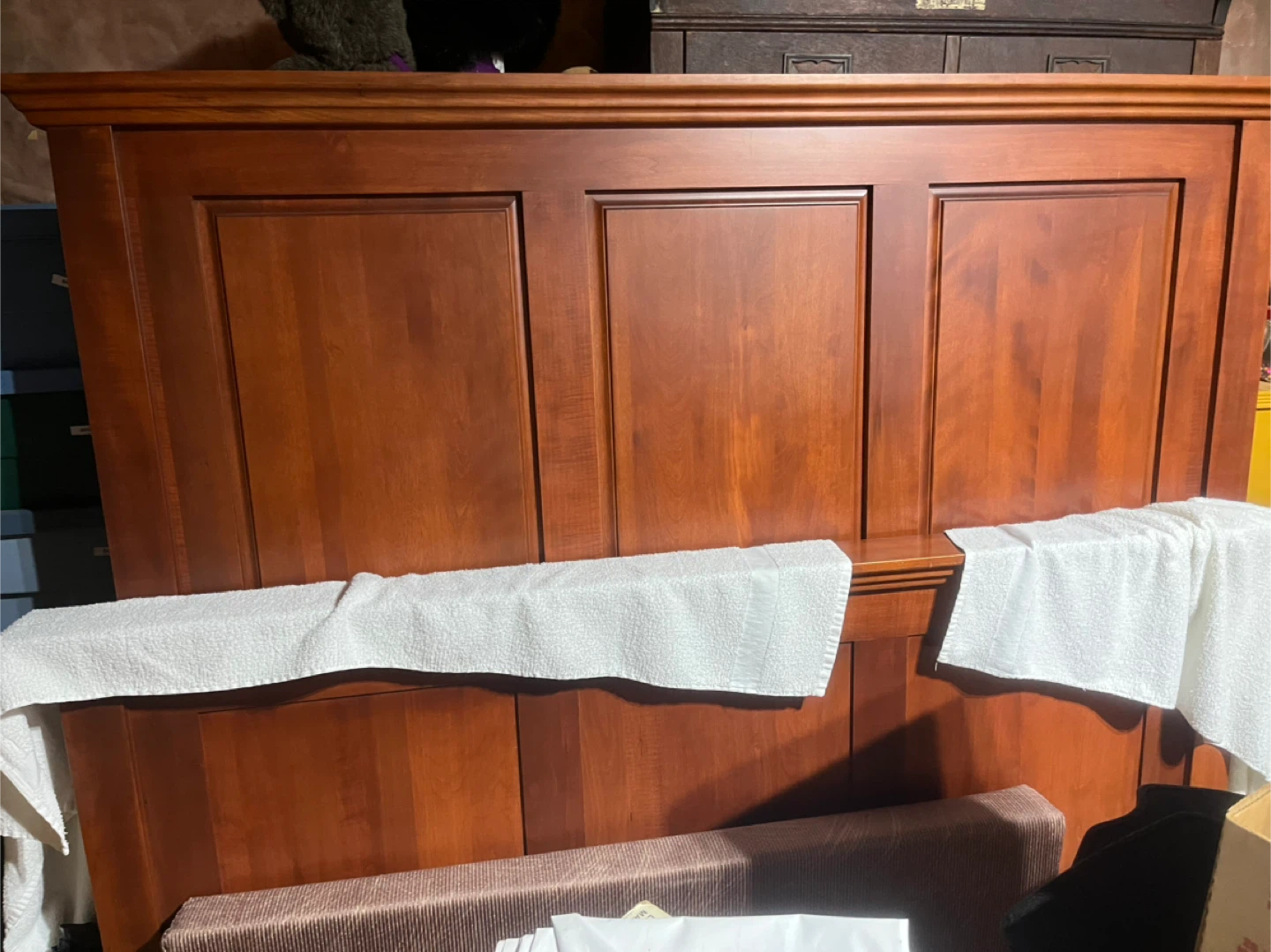 Queen Wood Headboard, footboard and rails