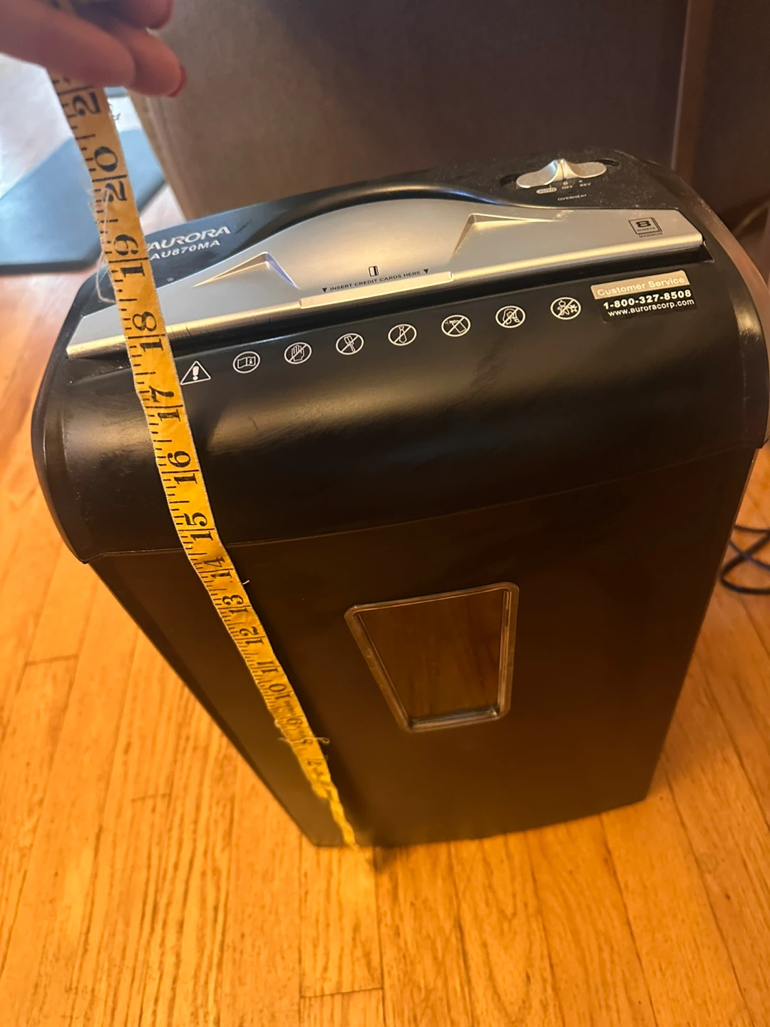 Aurora AU870MA Paper Shredder🥕 - photo 3