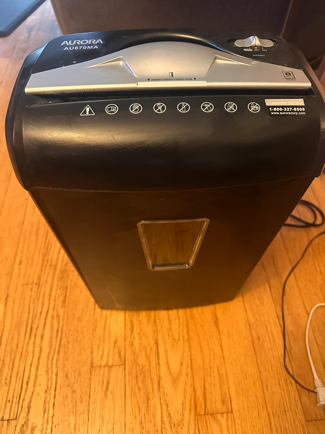 Aurora AU870MA Paper Shredder🥕
