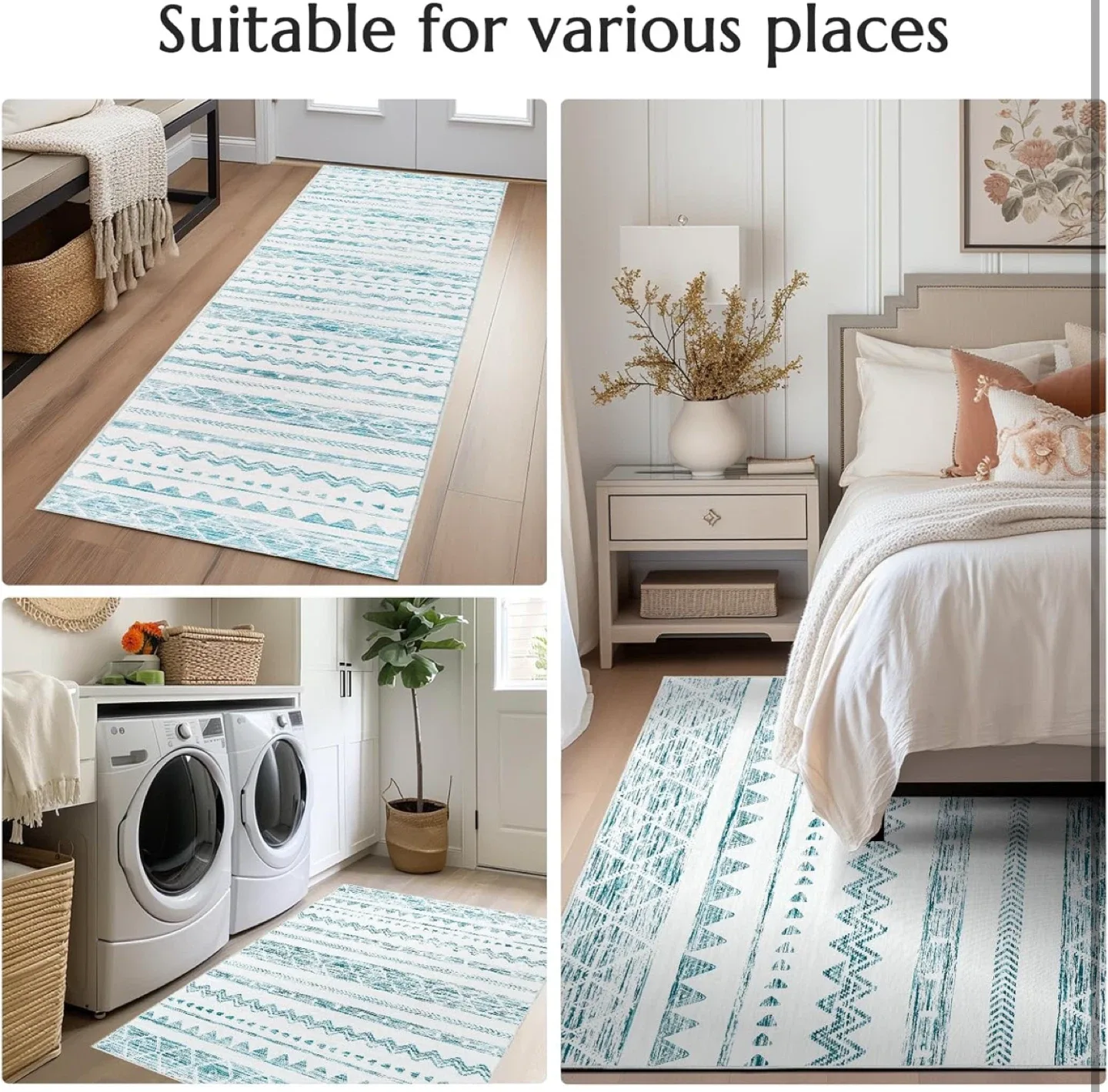 Machine Washable Area Rug - 9x6 ft image indicator(2)