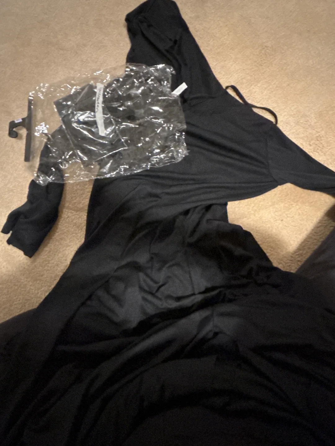 Halloween costume  Black Hoodie Dress