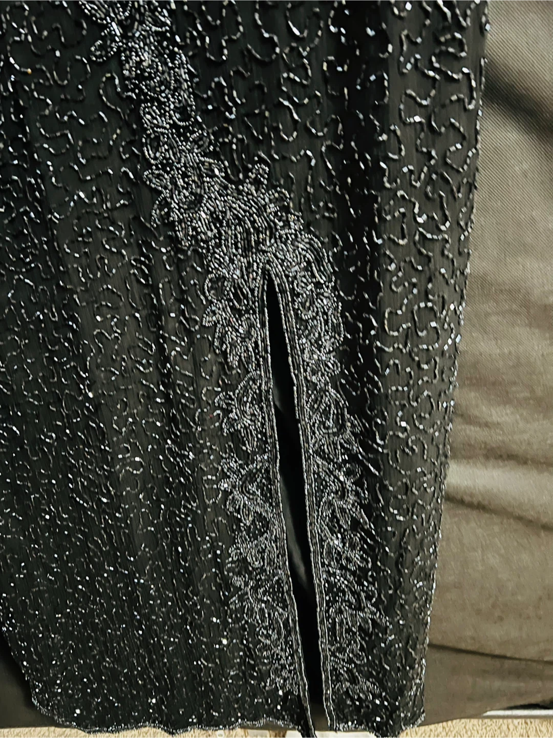 Beaded Black Dress New - photo 2