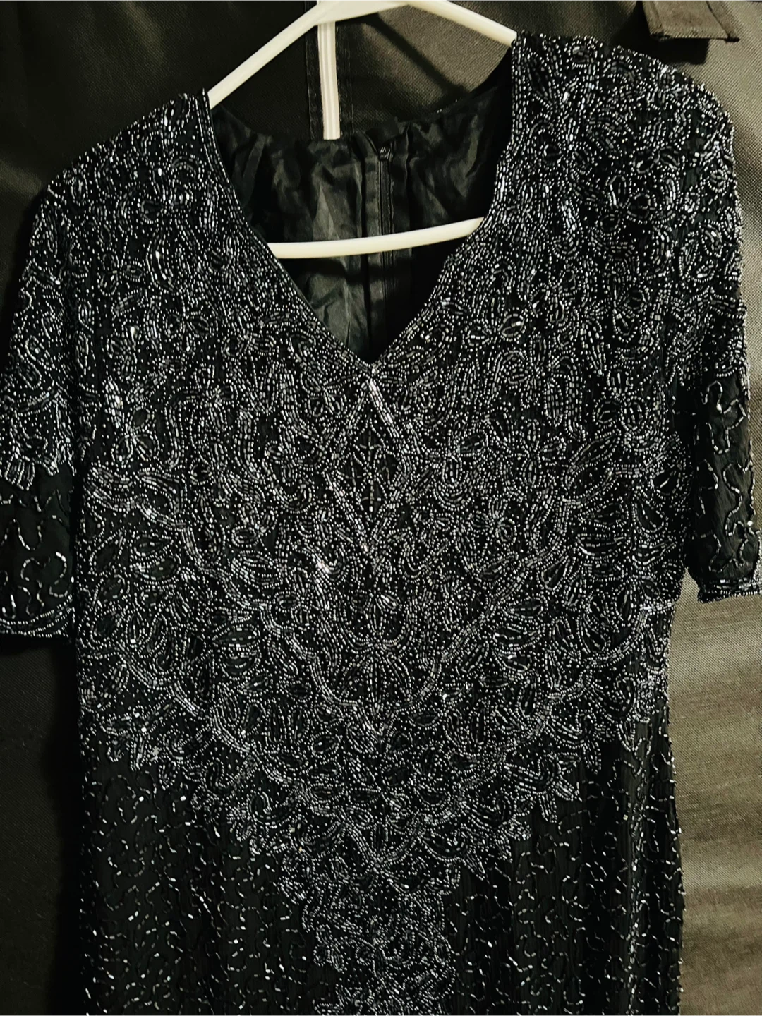 Beaded Black Dress New - photo 3