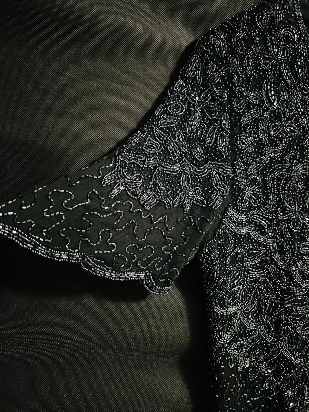 Beaded Black Dress New - photo 4