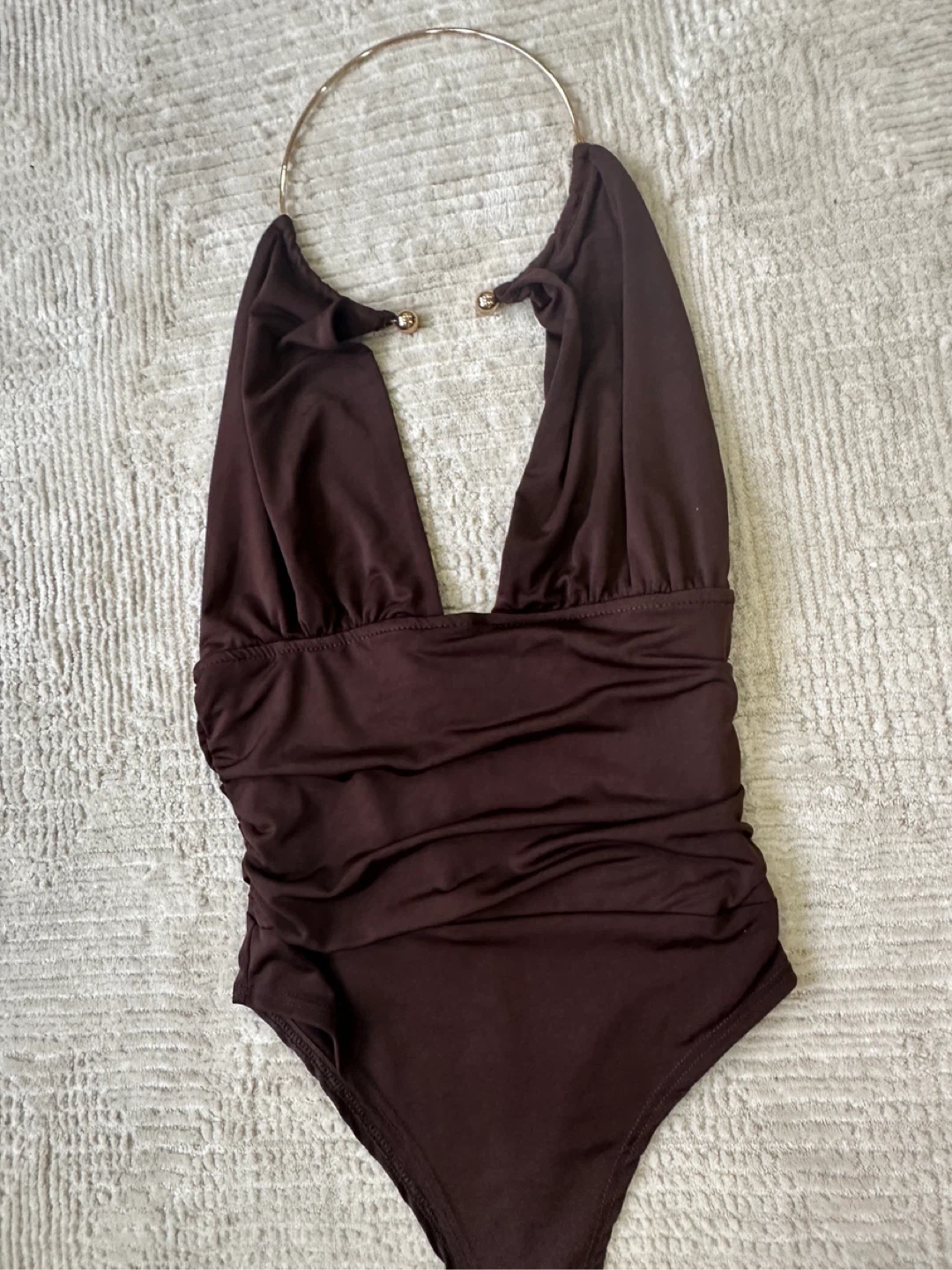 New Fashion Nova Brown Bodysuit - photo 3
