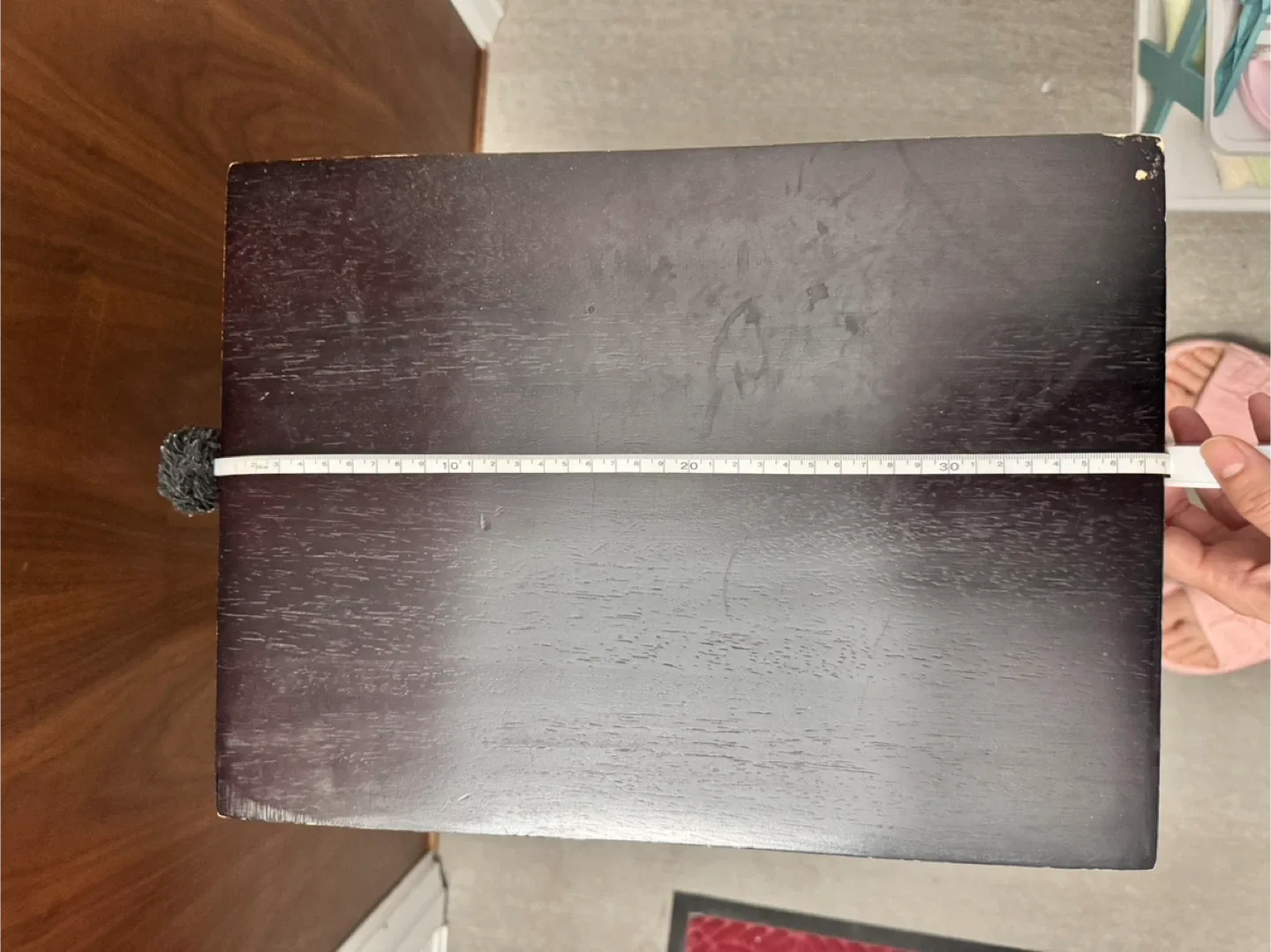 🥕Wooden Bar Stool - Brown image indicator(3)