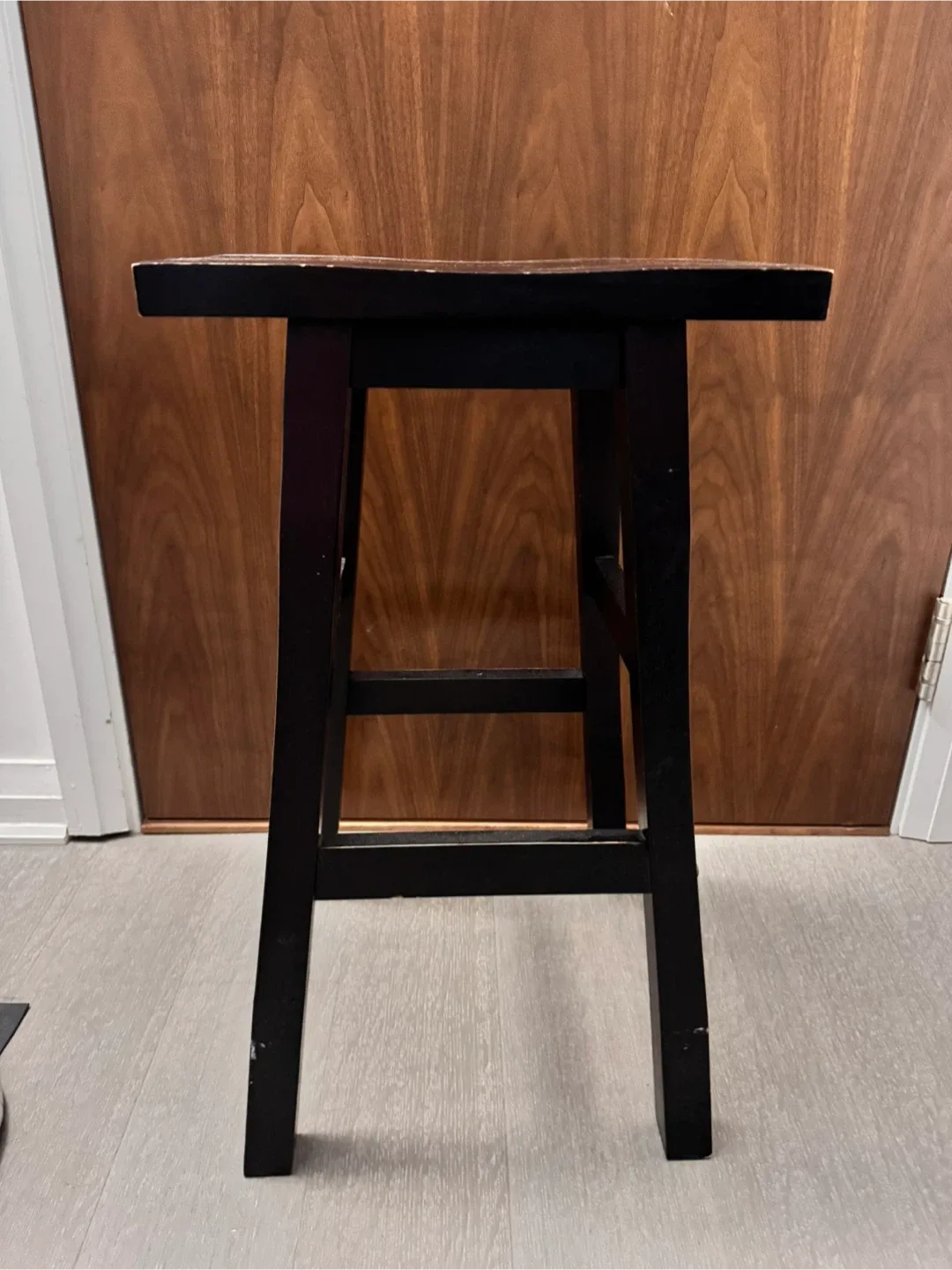 🥕Wooden Bar Stool - Brown