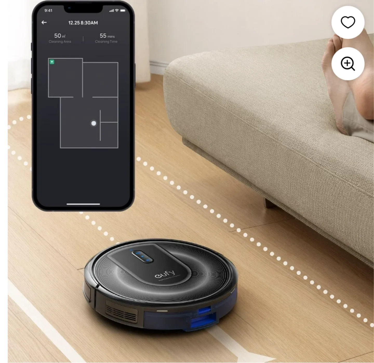 Eufy G30RoboVac - Smart Navigation image indicator(4)