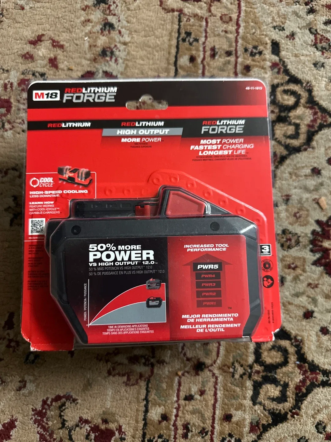 New Milwaukee M18 RedLithium Forge HD12.0 Battery image indicator(2)